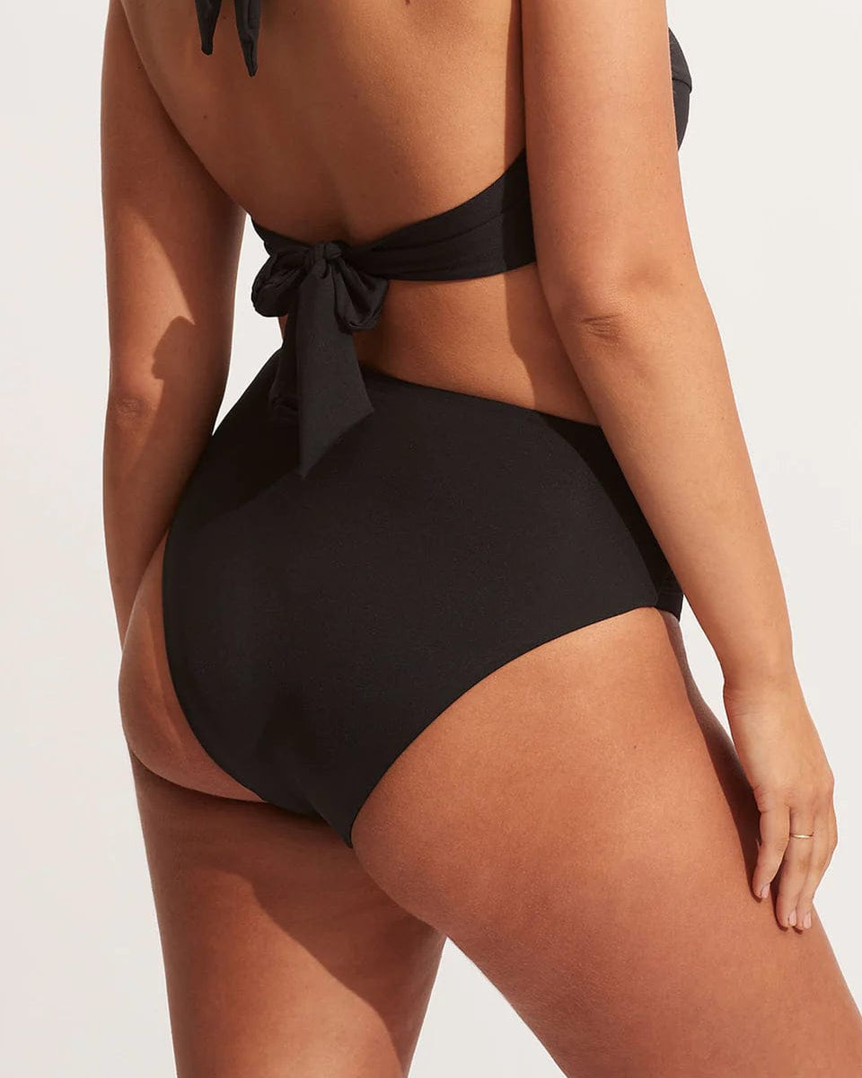 Seafolly Collective High Waist Wrap Front SeafollyCollective High Waist Wrap Front Splash Swimwear Bikini Bottoms
