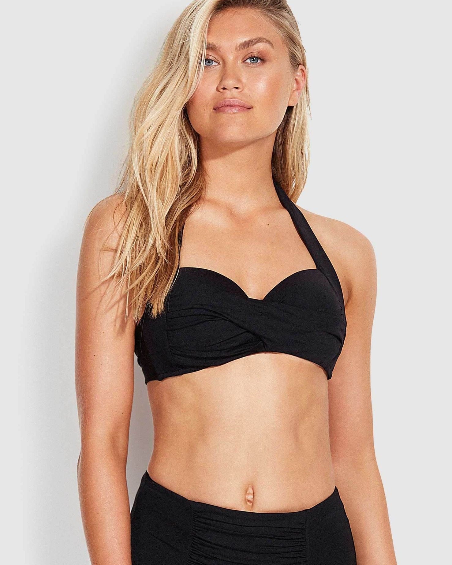Seafolly Bikini Tops Collective Twist Soft Cup Halter