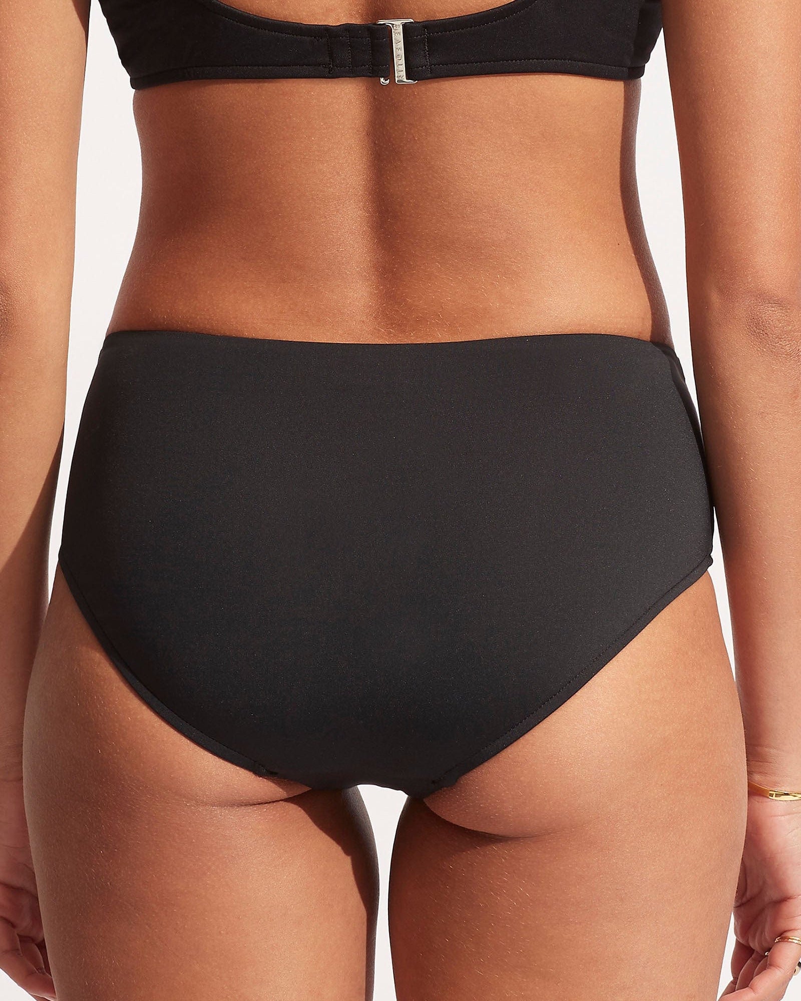 Seafolly Collective Wide Side Retro Pant Splash Swimwear Bikini Bottoms