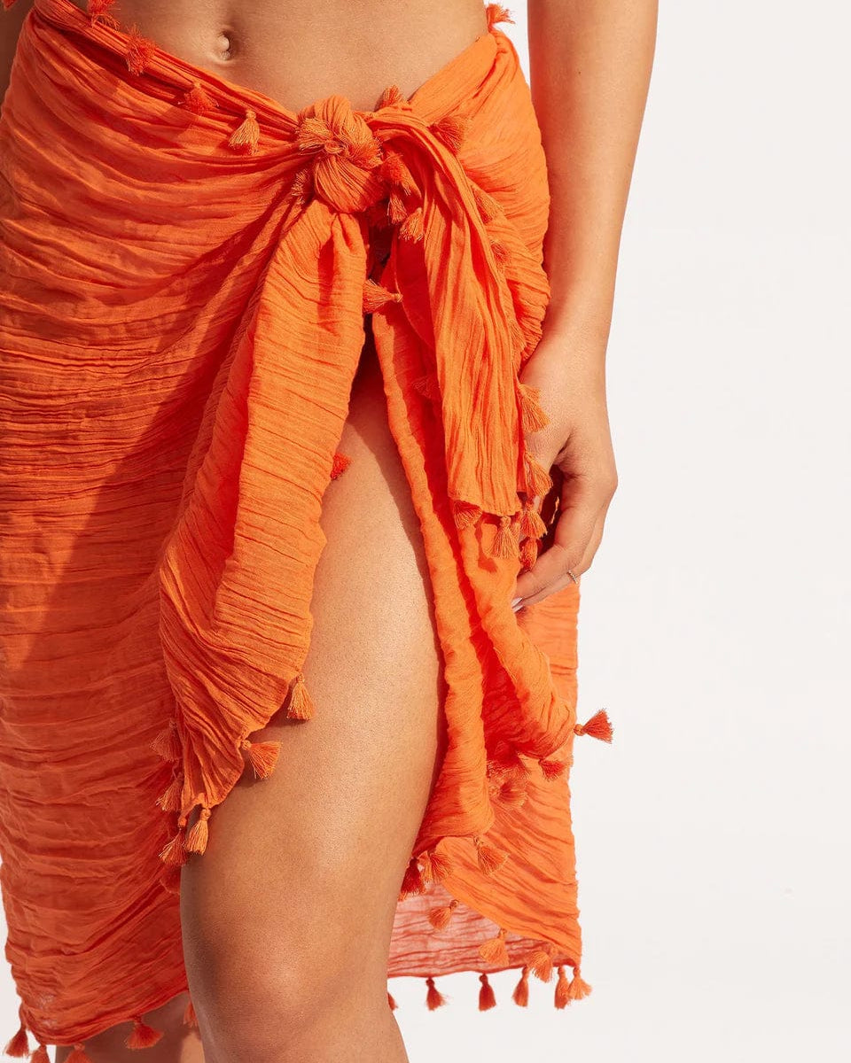 Seafolly Cotton Gauze Sarong Splash Swimwear Sarongs