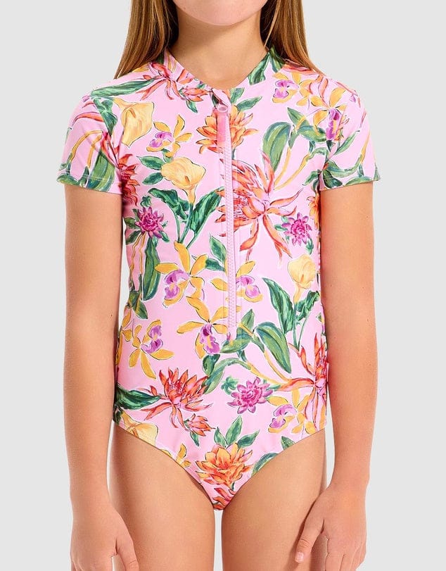 Seafolly Girls Girls Hot House Pink Paddle Suit Seafolly Girls Hot House Pink Paddle Suit Splash Swimwear