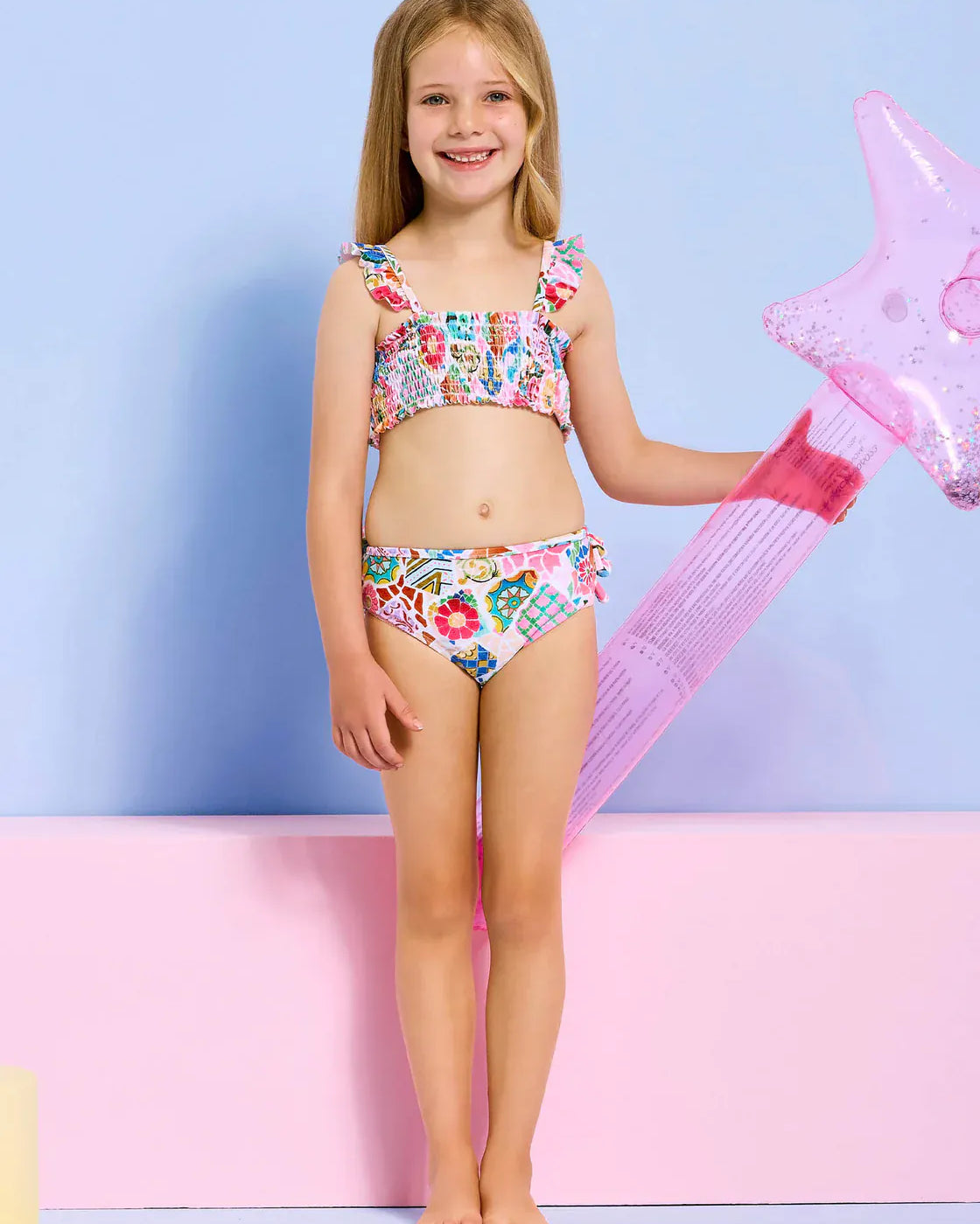 Seafolly Girls Seafolly Girls Beach Boheme Shirred Bikini Set Seafolly Girls Gingham Bikini Splash Swimwear Kids Swimwear