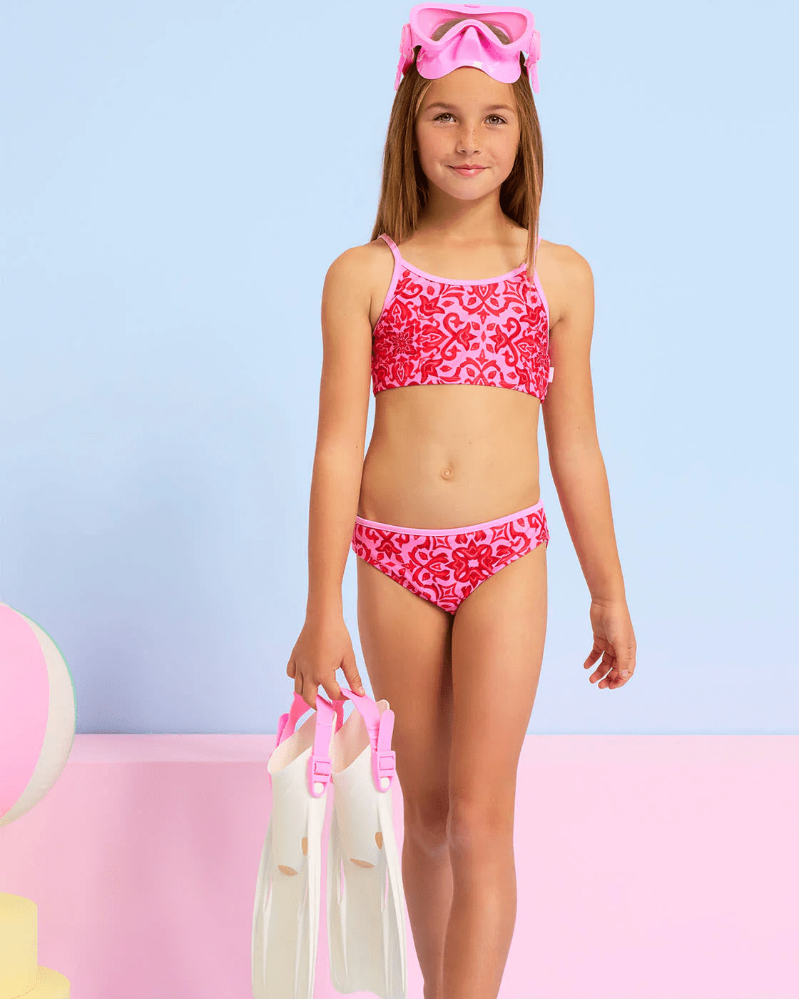 Seafolly Girls Seafolly Girls Capri Tile Bikini Seafolly Girls Capri Tile Bikini Splash Swimwear Kids Swimwear