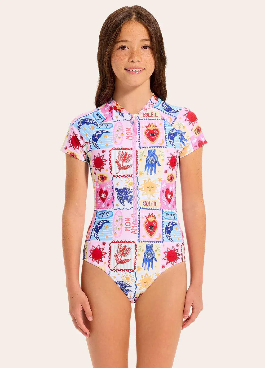 Seafolly Girls Seafolly Girls Palermo Paddlesuit Seafolly Girls Gingham Bikini Splash Swimwear Kids Swimwear