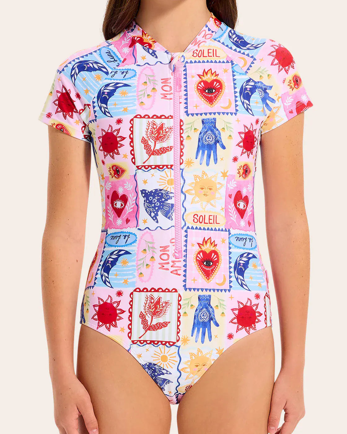 Seafolly Girls Seafolly Girls Palermo Paddlesuit Seafolly Girls Gingham Bikini Splash Swimwear Kids Swimwear
