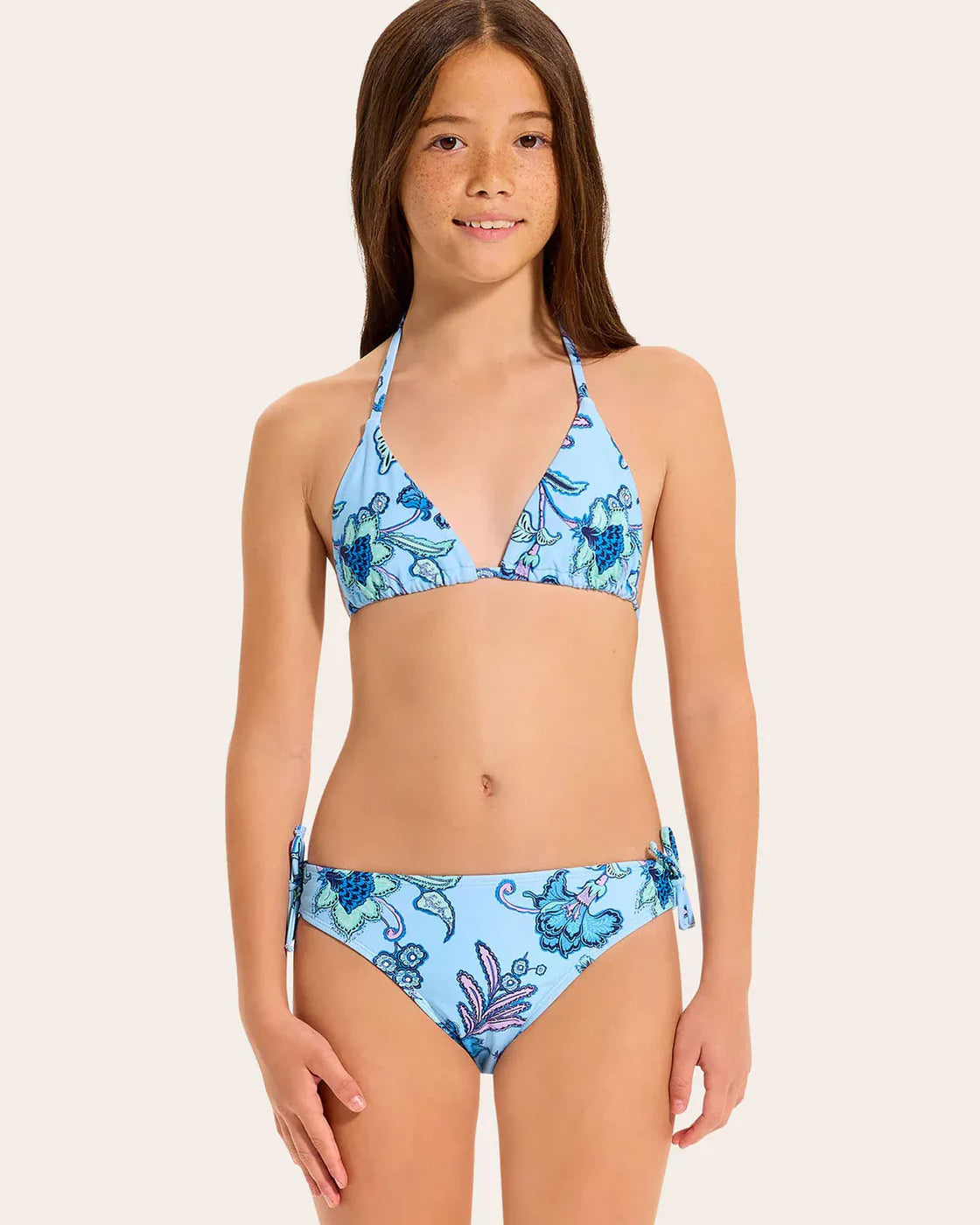 Seafolly Girls Seafolly Girls Summer Chintz Triangle Bikini Set Seafolly Girls Gingham Bikini Splash Swimwear Kids Swimwear