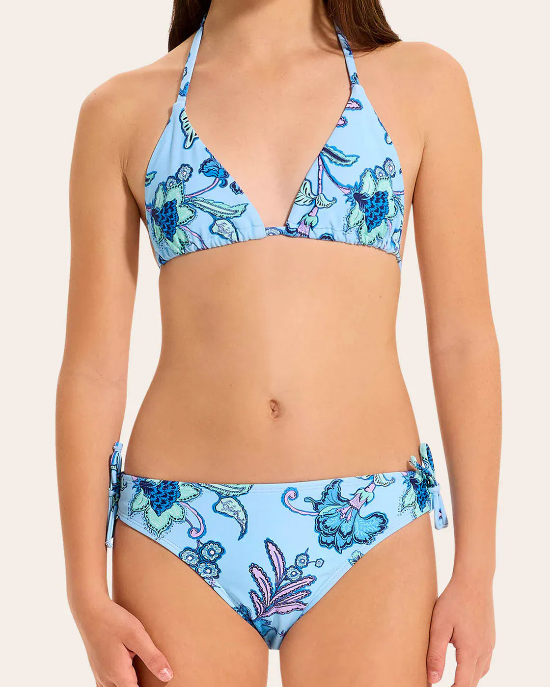 Seafolly Girls Seafolly Girls Summer Chintz Triangle Bikini Set Seafolly Girls Gingham Bikini Splash Swimwear Kids Swimwear