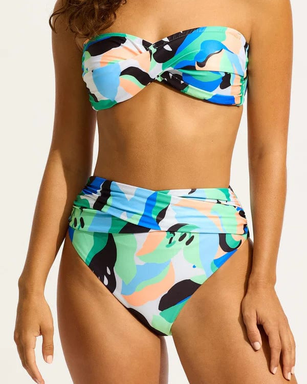Seafolly Bikini Tops Rio Twist Bandeau - Jade Seafolly Rio Twist Bandeau - Jade