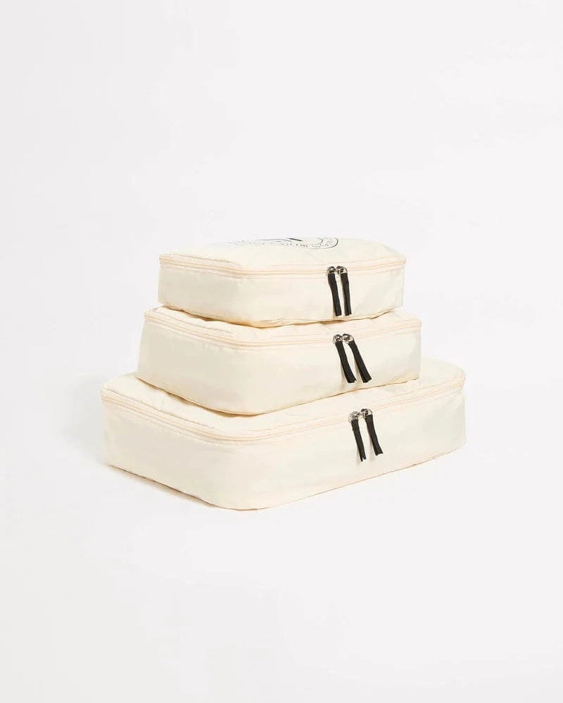 Seafolly Seafolly 1975 Foldable Packing Cubes- Ecru 72149-BG.Ecru Seafolly 1975 Foldable Packing Cubes- Ecru Splash Swimwear O/S