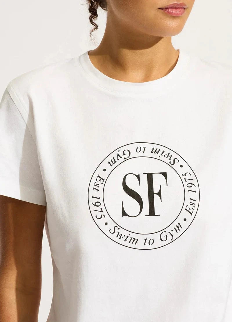 Seafolly Seafolly 1975 Heritage T-Shirt - White Seafolly 1975 Heritage T-Shirt - White Splash Swimwear T-shirt