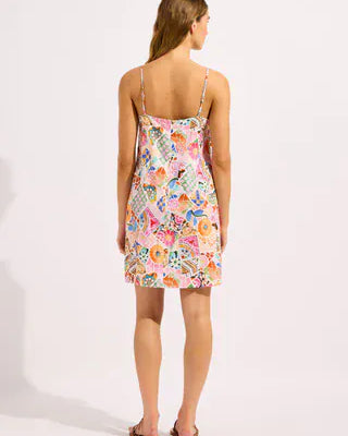 Seafolly Seafolly Beach Boheme Bandeau Mini Dress - Parfait Pink Seafolly Beach Boheme Bandeau Mini Dress - Parfait Pink Splash Swimwear Mini Dress