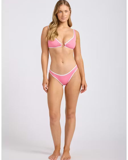 Seafolly Seafolly Beach Bound Ring Front Tank Ring Front Tank Begonia Pink | Seafolly Splash Swimwear Bikini Tops