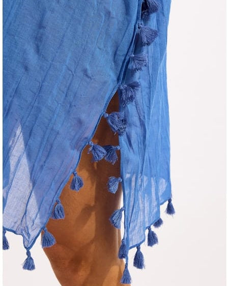 Seafolly Seafolly Beachedit Amnesia Kaftan - Sapphire 52162.Sapphire Seafolly Beachedit Amnesia Kaftan - Sapphire Splash Swimwear O/S 9360519186031