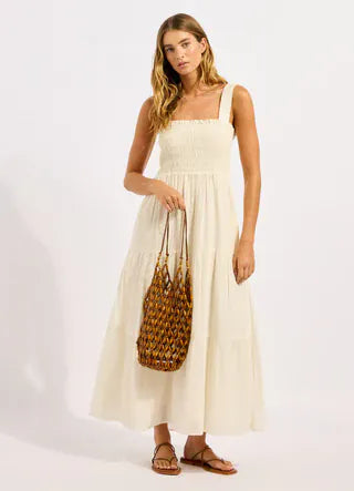 Seafolly Seafolly Beaded Tote Bag - Brown 72195-BG.Brown Seafolly Beaded Tote Bag - Brown Splash Swimwear OS 9360519193923