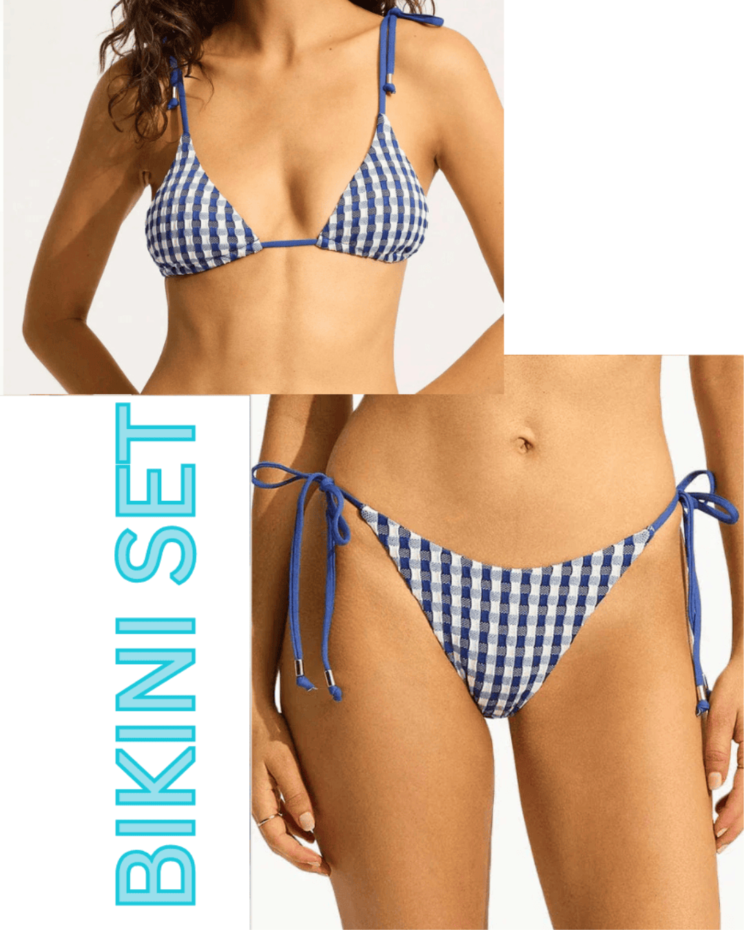 Seafolly Seafolly Bella Slide Triangle Bikini Top & Tie Side Rio Pant Bikini Set - Ultramarine Seafolly Bella Slide Triangle Bikini Top & Tie Side Rio Pant Splash Swimwear Bikini Set 10 1000028631