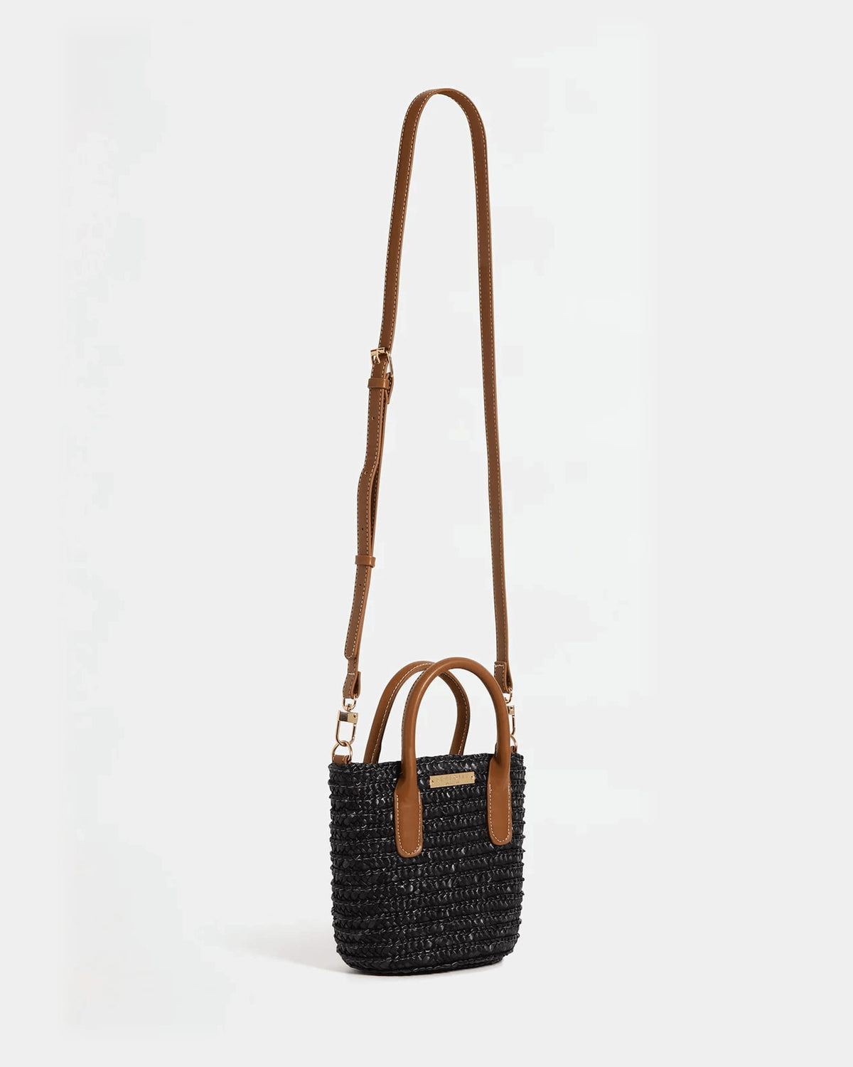 Seafolly Seafolly Carried Away Micro Tote Bag -Black 71998-BG.Black Seafolly Carried Away Micro Tote Bag -Black Splash Swimwear Swimwear O/S 9360519142495