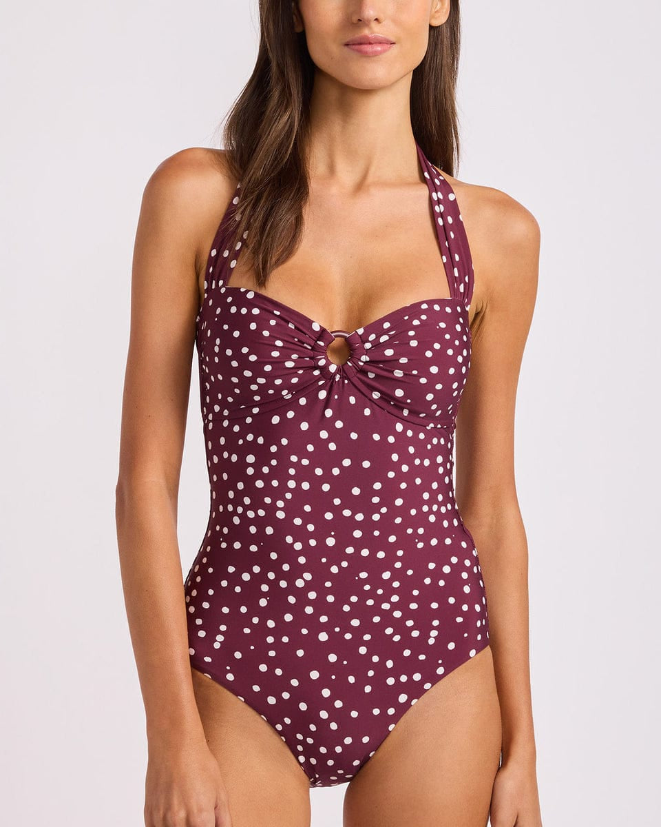 Seafolly Seafolly Collective Halter Bandeau One Piece Seafolly Collective Halter Bandeau One Piece Splash Swimwear One Pieces