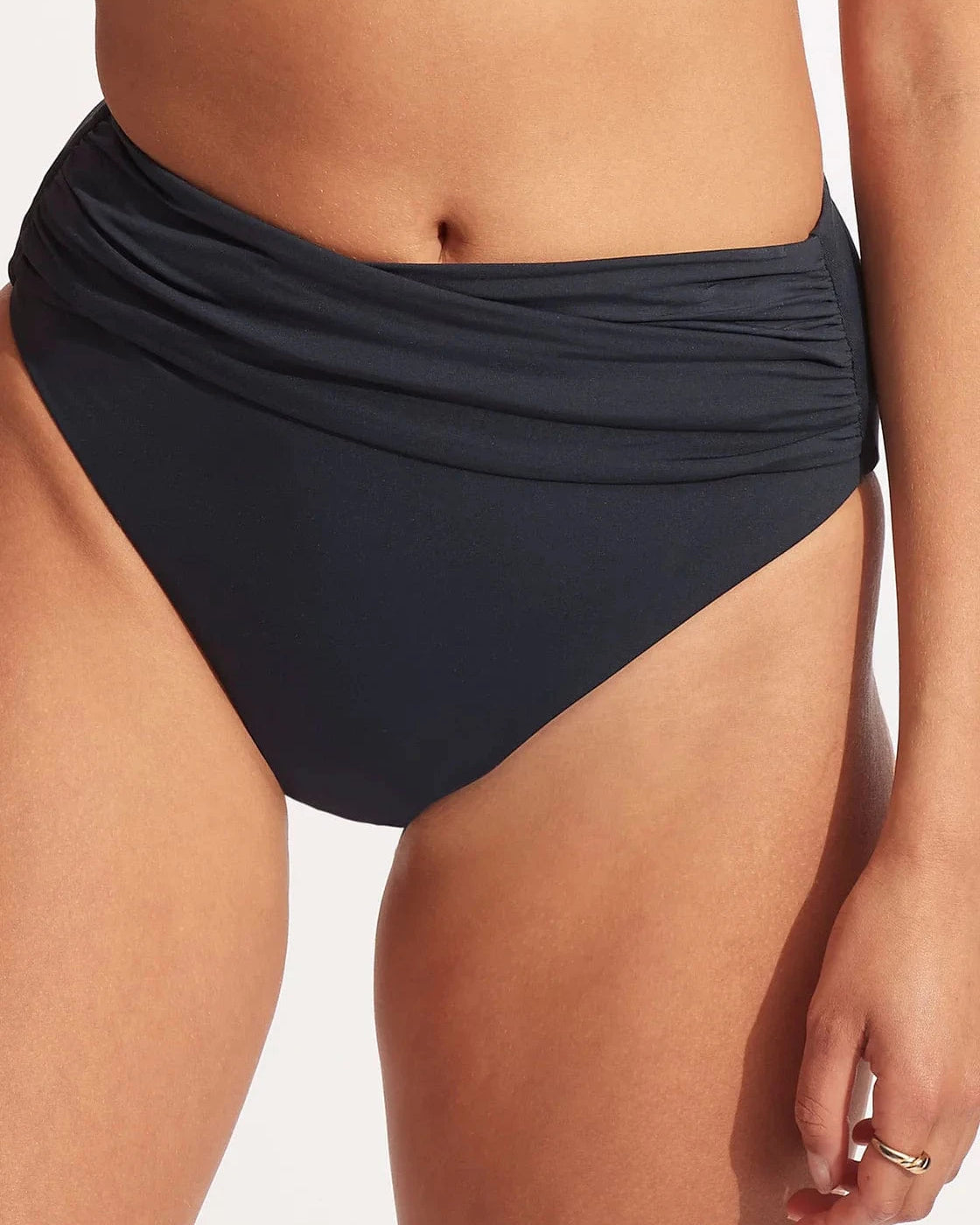 Seafolly Seafolly Collective High Waist Wrap Front Seafolly Collective High Waist Wrap Front Splash Swimwear Bikini Bottoms