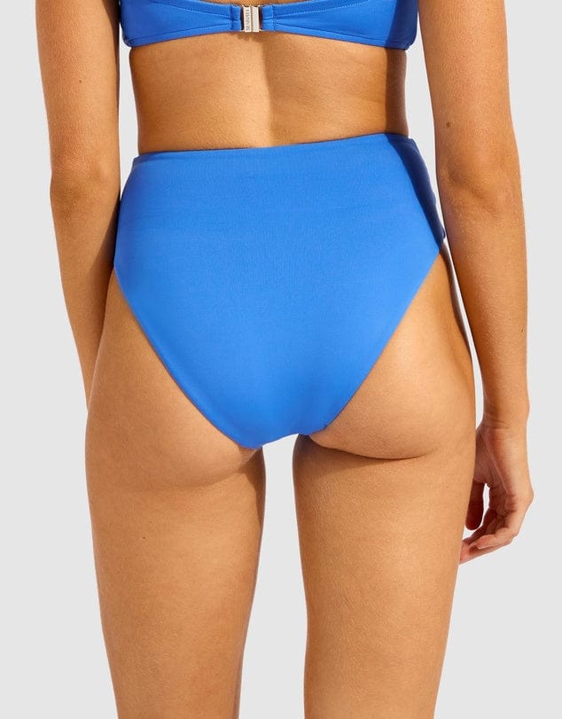 Seafolly Seafolly Collective High Waist Wrap Front Pant - Sapphire Seafolly Collective High Waist Wrap Front Pant - Sapphire Splash Swimwear