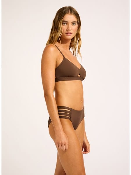 Seafolly Seafolly Collective Hybrid Bralette - Dark Chocolate Seafolly Collective Hybrid Bralette - Dark Chocolate Splash Swimwear One Pieces