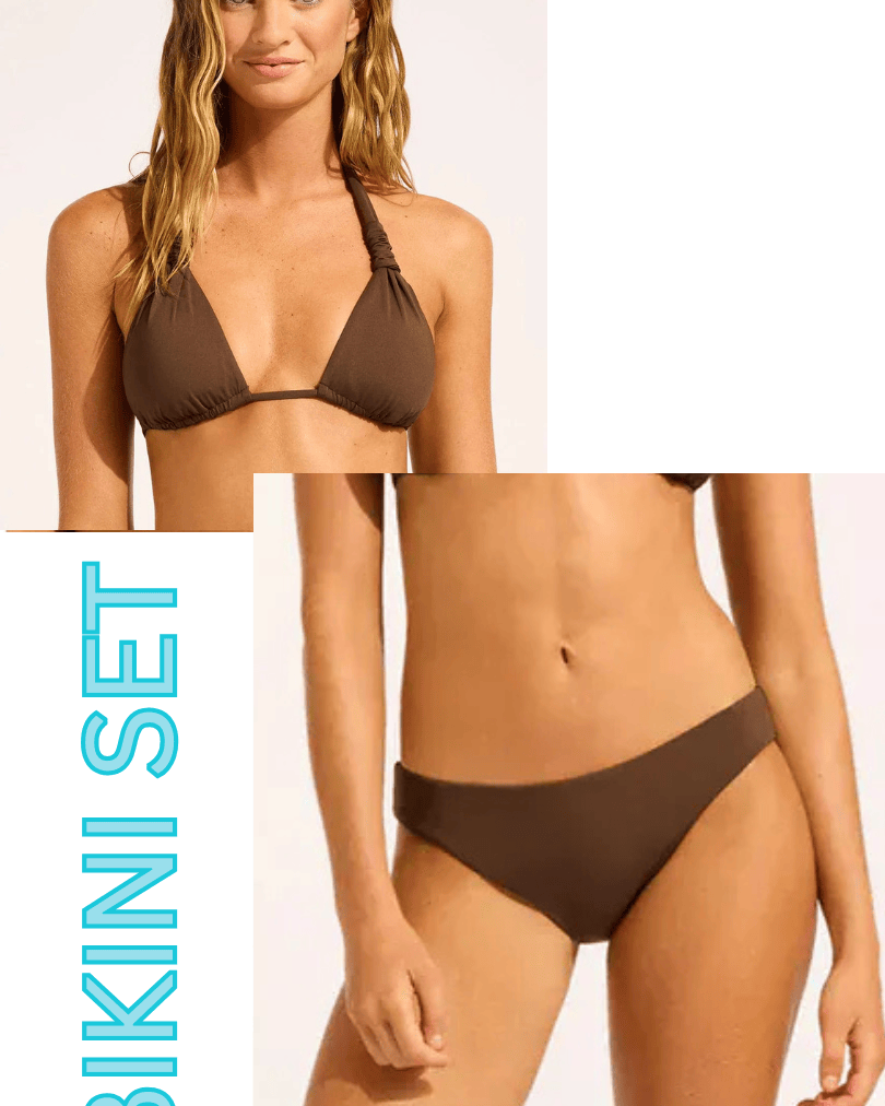 Seafolly Seafolly Collective Multi Fit Longline Tri Bikini Top & Hipster Pant - Dark Chocolate Seafolly Collective Multi Fit Longline Tri Bikini Top & Hipster Pant - Dark Chocolate Splash Swimwear Bikini Set 8 1000028362