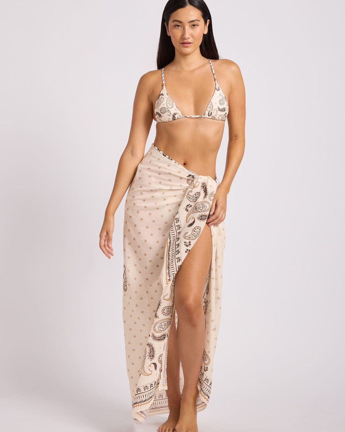 Seafolly Seafolly Drift Club Bandana Bandana Sarong - Vanilla 55817-SG.Vanilla Seafolly Drift Club Bandana Bandana Sarong - Vanilla Splash Swimwear OS 1000033300