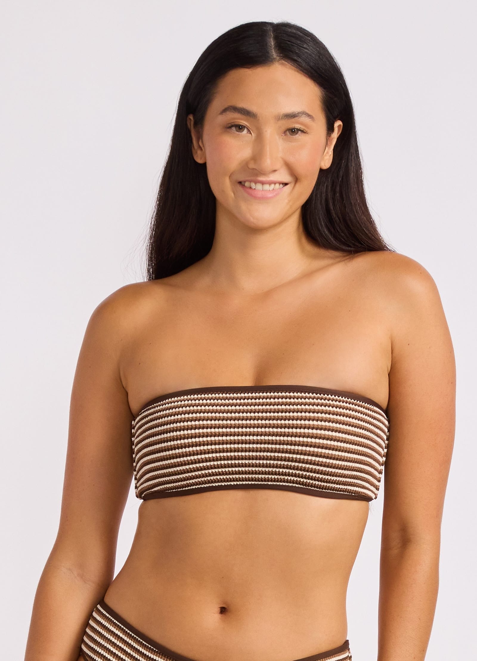 Seafolly Seafolly Horizon Tube Top - Mocha Seafolly Horizon Tube Top - Mocha Splash Swimwear