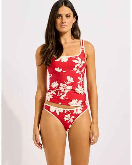 Seafolly Seafolly Mayflower Hipster Pant - Cosmo Red Seafolly Mayflower Hipster Pant - Cosmo Red Splash Swimwear Bikini Bottoms