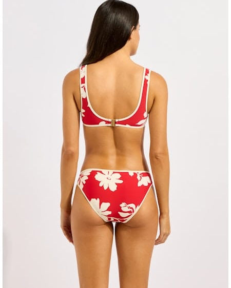 Seafolly Seafolly Mayflower Ring Front Tank - Cosmo Red Seafolly Mayflower Ring Front Tank - Cosmo Red Splash Swimwear Bikini Tops