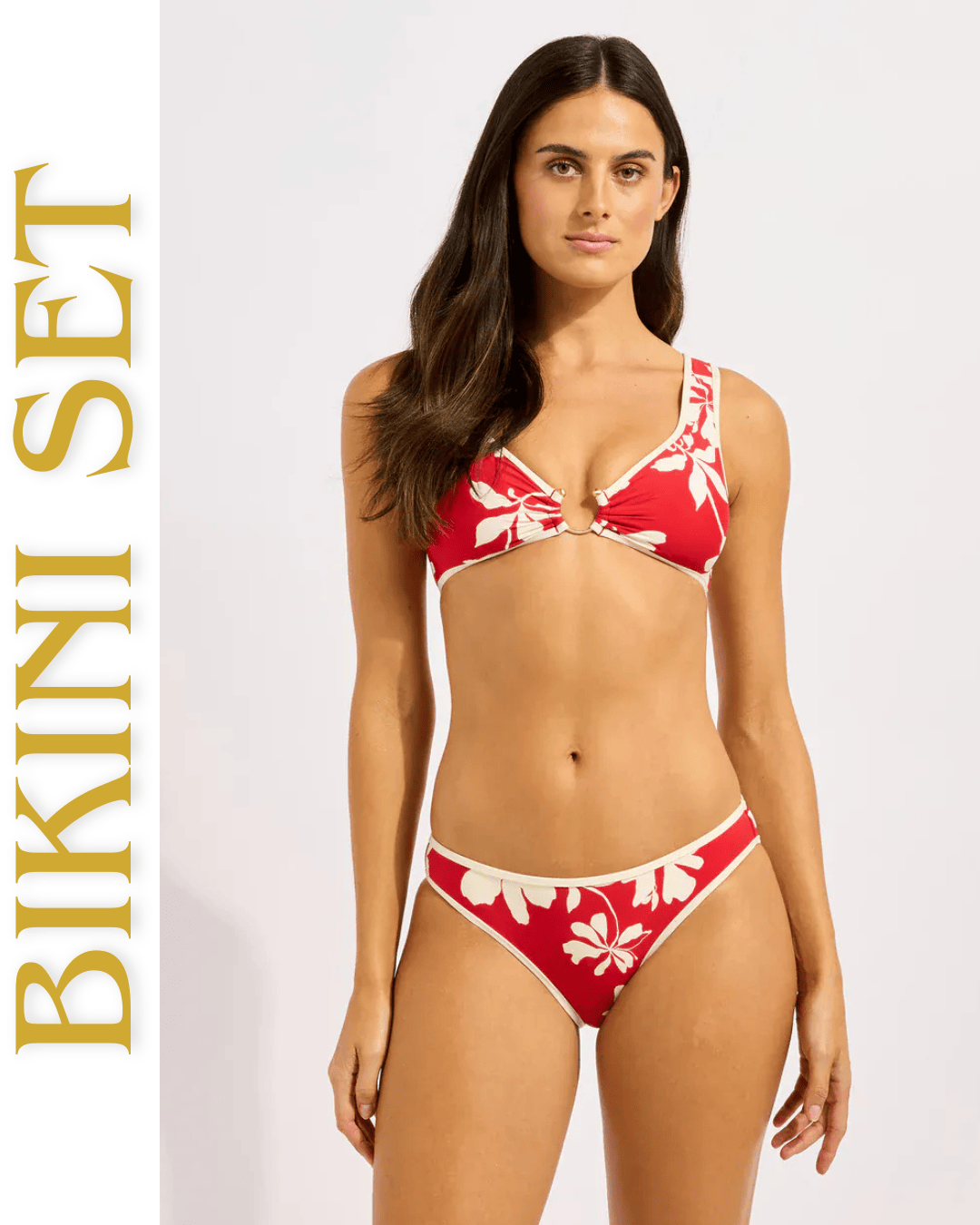Seafolly Seafolly Mayflower Ring Front Tank & Hipster Bikini Set - Cosmo Red Seafolly Mayflower Ring Front Tank & Hipster Bikini Set - Cosmo Red Splash Swimwear Bikini Set AU10/US6 21634371198009