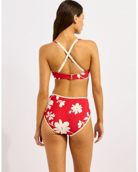 Seafolly Seafolly Mayflower Wrap Front F Cup Bra - Cosmo Red Seafolly Mayflower Wrap Front F Cup Bra - Cosmo Red Splash Swimwear Bikini Tops