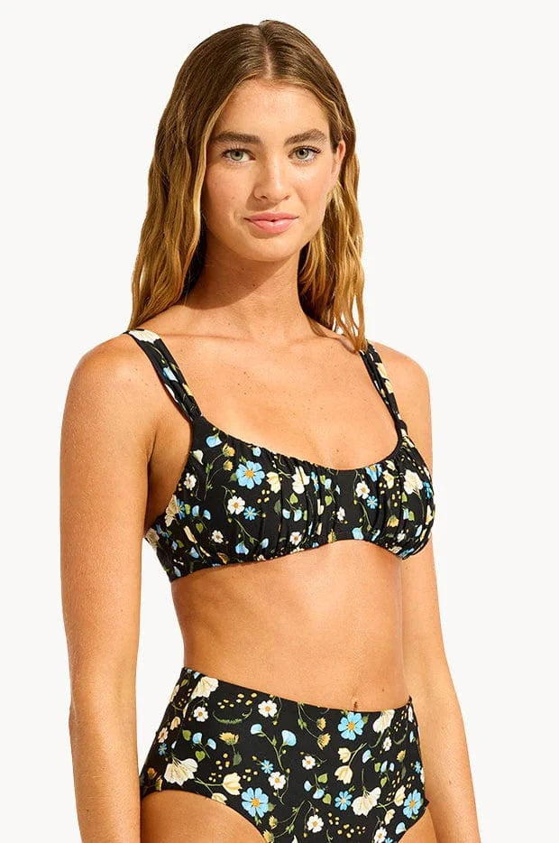 Seafolly Seafolly Modern Romance Ruched Bikini Bralette Seafolly Modern Romance Ruched Bikini Bralette Splash Swimwear Bikini Tops