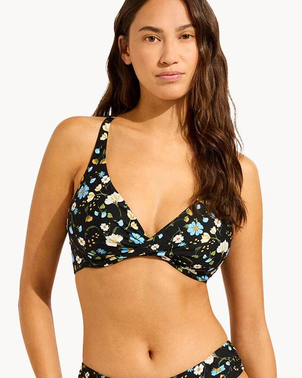 Seafolly Seafolly Modern Romance Wrap Front F Cup Bra Seafolly Modern Romance Wrap Front F Cup Bra Splash Swimwear One Pieces