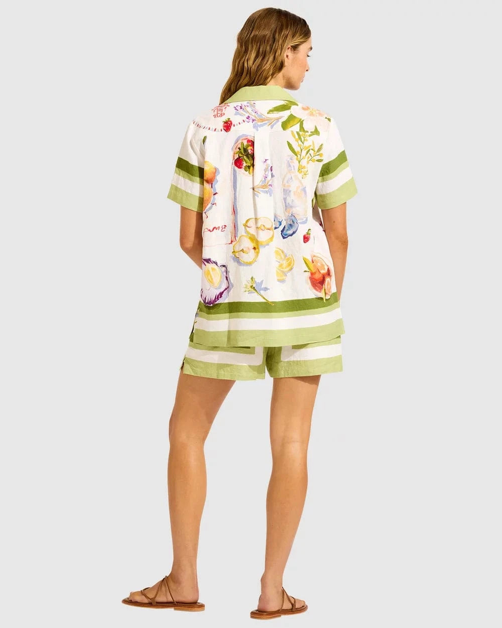 Seafolly Seafolly Riviera Coast Shirt - Sage Seafolly Riviera Coast Shirt - Sage Splash Swimwear