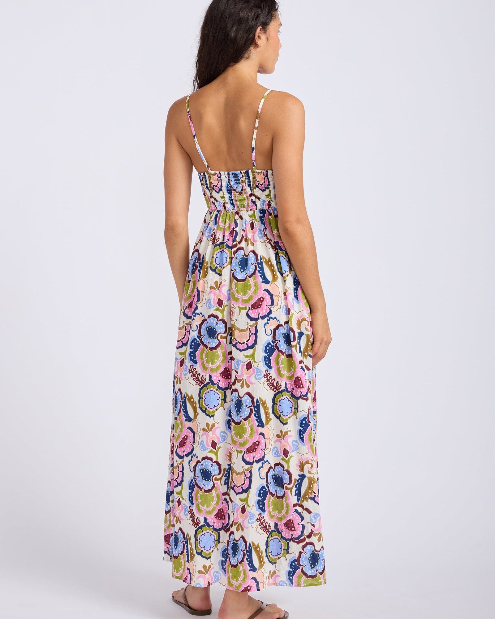 Seafolly Seafolly Sea Blossom Midi Dress - Vanilla Seafolly Sea Blossom Midi Dress - Vanilla Splash Swimwear Dress