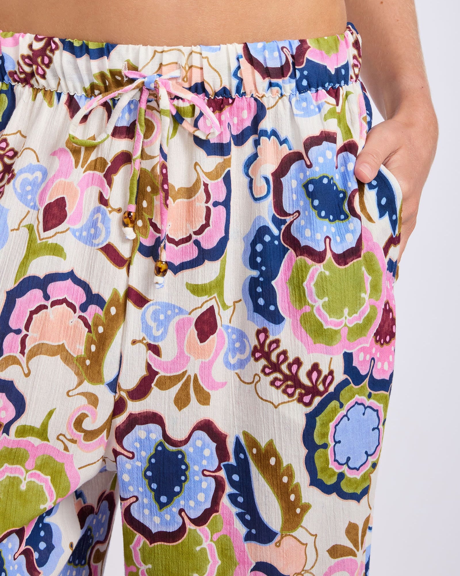 Seafolly Seafolly Sea Blossom Wide Leg Pant Seafolly Sea Blossom Wide Leg Pant Splash Swimwear Pant