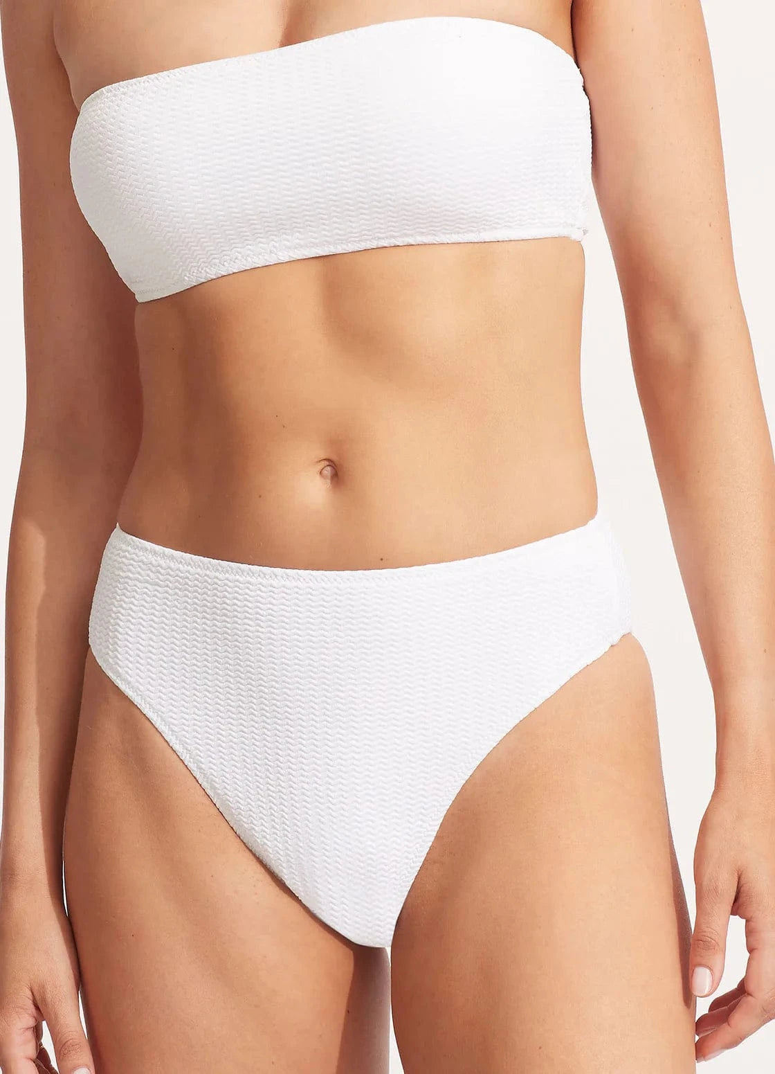 Seafolly Seafolly Sea Dive High Rise Pant - Snapdragon Seafolly Sea Dive High Rise Pant - Snapdragon Splash Swimwear Bikini Bottoms