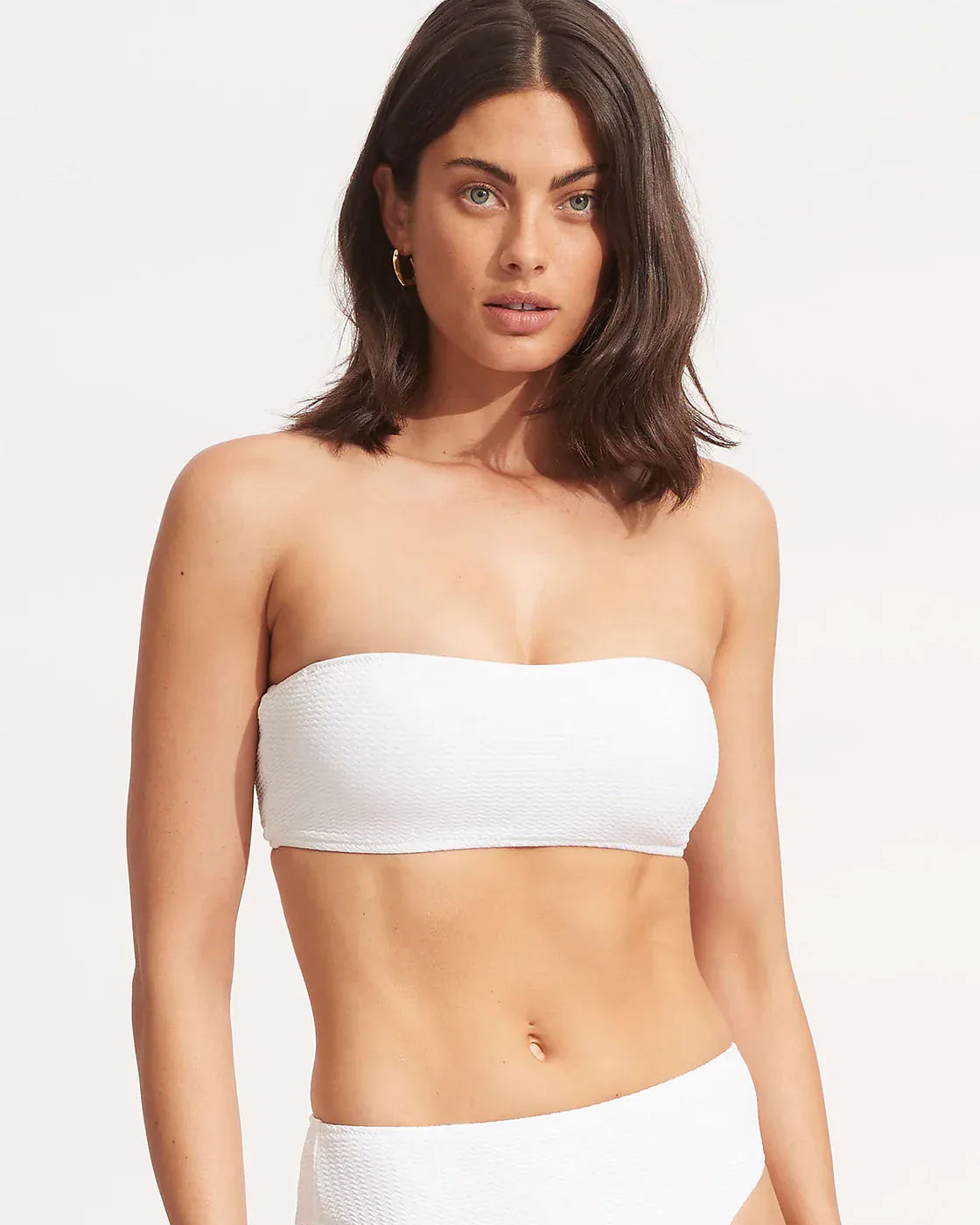 Seafolly Seafolly Sea Dive Tube Top - Caribbean Blue Seafolly Sea Dive Tube Top - Caribbean Blue Splash Swimwear Bikini Tops