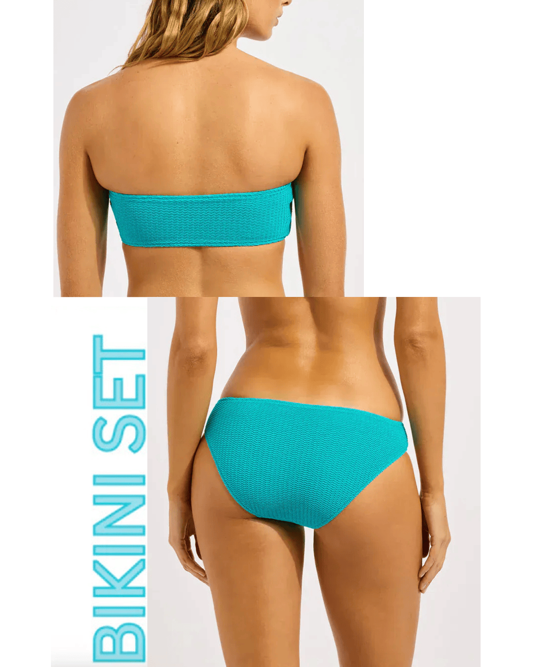 Seafolly Seafolly Sea Dive Tube Top & Dive Hipster Pant Seafolly Sea Dive Tube Top & Dive Hipster Pant Splash Swimwear Bikini Set AU14/US10 / Carribean Blue 1000032043