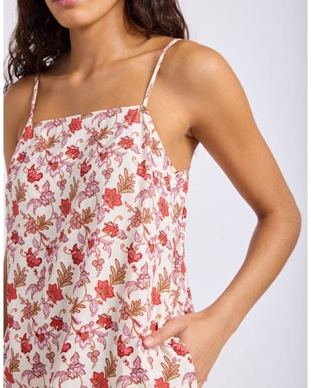 Seafolly Seafolly Summer Chintz Bandeau Mini Dress Bandeau Mini Dress Ecru | Seafolly Splash Swimwear Dress