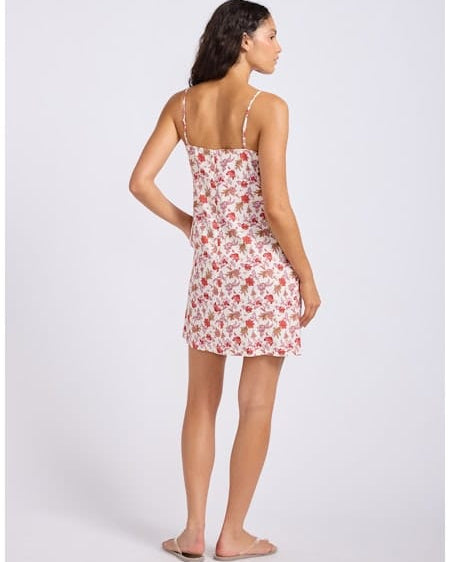 Seafolly Seafolly Summer Chintz Bandeau Mini Dress Bandeau Mini Dress Ecru | Seafolly Splash Swimwear Dress