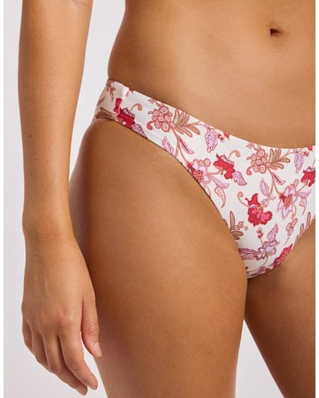 Seafolly Seafolly Summer Chintz Hipster Pant Hipster Pant Ecru | Seafolly Splash Swimwear Bikini Bottoms