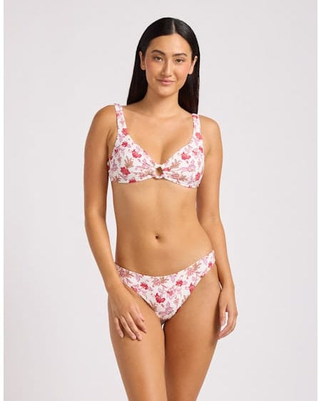 Seafolly Seafolly Summer Chintz Hipster Pant Hipster Pant Ecru | Seafolly Splash Swimwear Bikini Bottoms