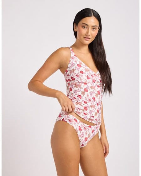 Seafolly Seafolly Summer Chintz Retro Pant Retro Pant Ecru | Seafolly Splash Swimwear Bikini Bottoms