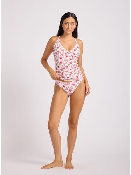 Seafolly Seafolly Summer Chintz Retro Pant Retro Pant Ecru | Seafolly Splash Swimwear Bikini Bottoms