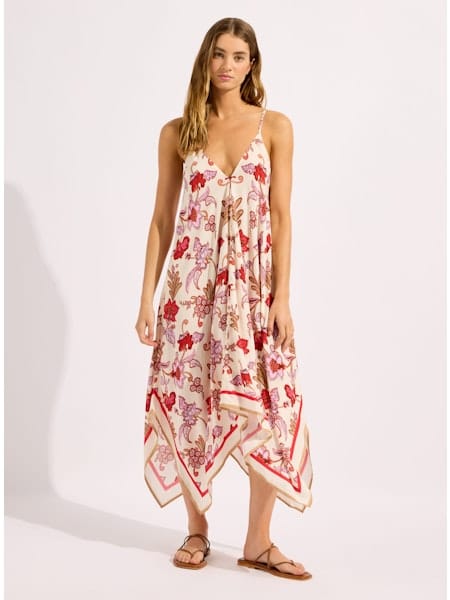Seafolly Seafolly Summer Chintz Scarf Dress Scarf Dress Ecru | Seafolly Splash Swimwear Dress