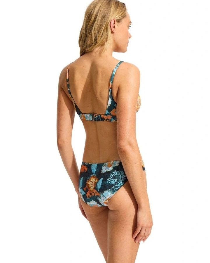 Seafolly Spring Festival Hipster Pant - True Navy Seafolly Spring Festival Hipster Pant - True Navy Splash Swimwear Bikini Bottoms