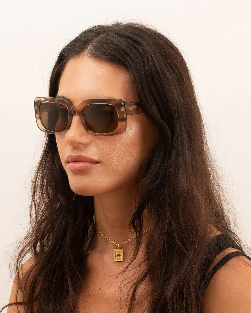 Sito Sito Indi Sunnies - Biscotti/ Brown Polar SIIND001P Odessa Black/Smokey Grey Splash Swimwear Sunnies 9339740058769
