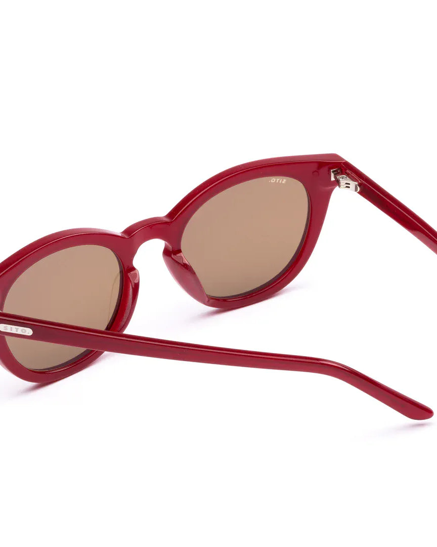 Sito Sito Now Or Never Sunnies - Milky Rouge/ Fawn Polar SINON018P Odessa Black/Smokey Grey Splash Swimwear 9339740063268