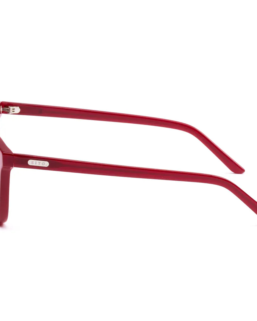 Sito Sito Now Or Never Sunnies - Milky Rouge/ Fawn Polar SINON018P Odessa Black/Smokey Grey Splash Swimwear 9339740063268
